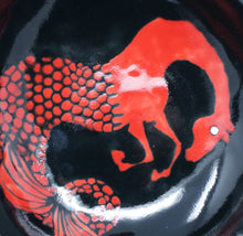 Load image into Gallery viewer, Lady in red (seahorse bowl)
