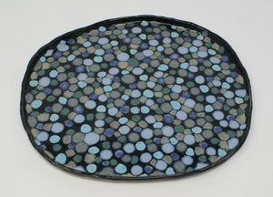 Dotted beautiful large plate