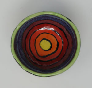 Small cute pinched rainbow bowl (rainbowl)