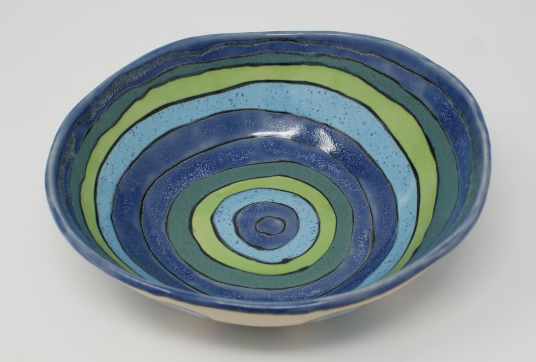 Stunning Blue Green bowl