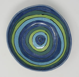 Stunning Blue Green bowl