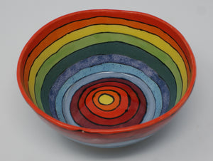 Madly rainbowy bowl