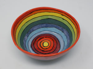 Madly rainbowy bowl