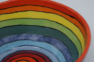 Madly rainbowy bowl