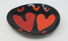 Load image into Gallery viewer, Red hearted small bowl/plate
