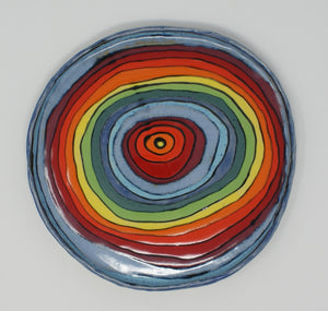 Colourful plate