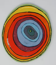 Załaduj obraz do przeglądarki galerii, 028P004 Kolorowy talerz
