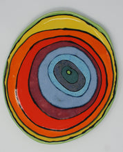 Załaduj obraz do przeglądarki galerii, 028P004 Kolorowy talerz
