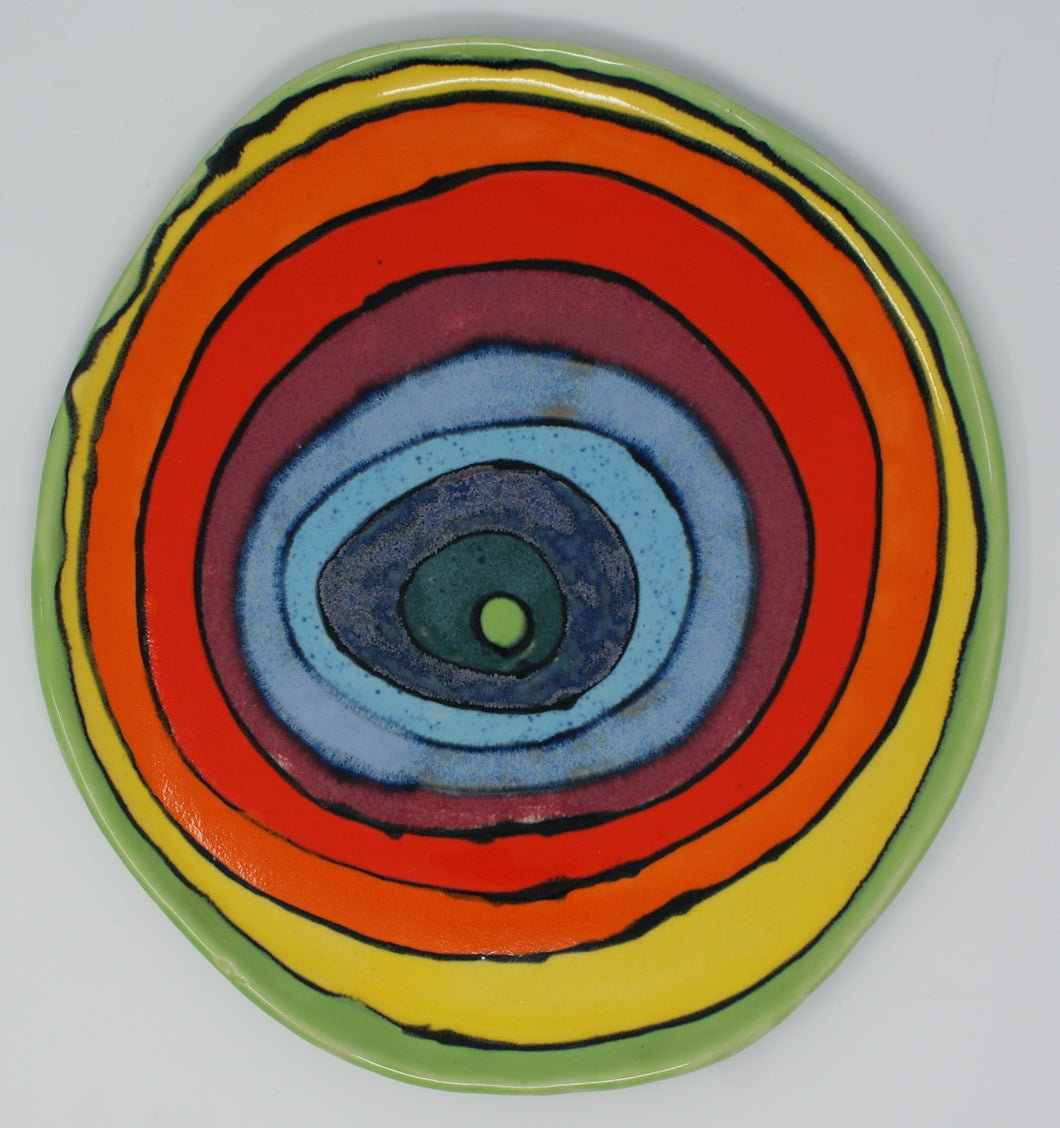 Colouful plate