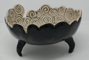 Coiled "Eleganza" bowl - large