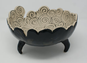 Coiled "Eleganza" bowl - large
