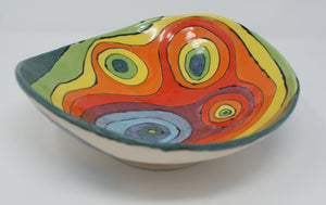 Medium-large colorful bowl