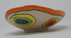 Medium colorful serving bowl