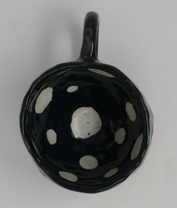 Polka dot cute bowl with handle