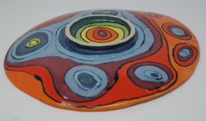 Colourful large serving platter