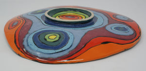 Colourful large serving platter