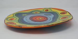 Colourful large serving platter