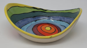 Colourful medium-small bowl