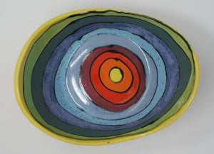 Colourful medium-small bowl