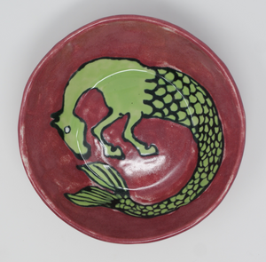 Reversed Seahorse and Seahorse set of two bowls